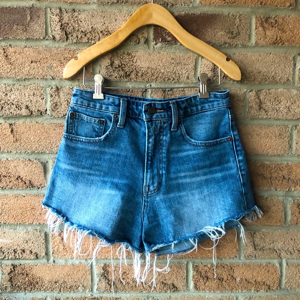 LUCKY BRAND | Blue size 26 cut off jean sh… - Picture 2 of 7